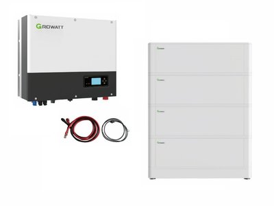 Set di inverter Growatt SPH1000TL3 BH-UP + set completo di batterie 10,24 kWh Sada_10kW фото