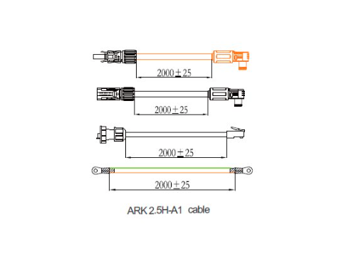 Growatt serielle Kabel für ARK-2.5H-A1 BAT_ARK2.5H_KABEL_SERIE фото